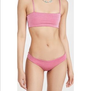 L Space Pink Glitter Bikini
